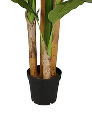Plante artificielle de décoration intérieure et extérieure de grand <span class=keywords><strong>bananier</strong></span> artificiel de 220cm - Product Image 4