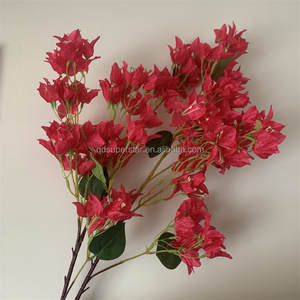 E-550 Fleur Artificielle <span class=keywords><strong>Bougainvillier</strong></span> Grandes Branches 96cm Bougainvilliers Décoratif Rouge Fleur De Mariage Bougainvilliers <span class=keywords><strong>En</strong></span> Soie - Product Image 3