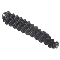 Cheveux vierges péruviens de haute qualité, super double drawn, pour tresses au crochet, ondulations profondes, boucles naturelles, qualité supérieure premium