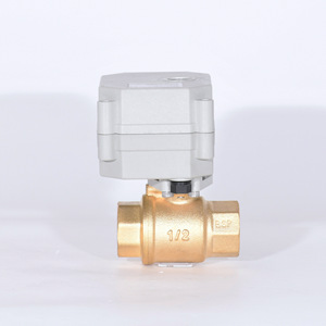 Vanne électrique miniature Tonhe A20-T8-B2-C 1/2 pouce, type à bille, pour le contrôle de l'eau - Product Image 3