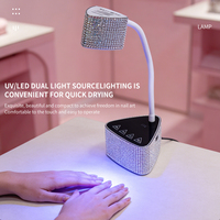 Lampe UV LED mini portable rechargeable populaire avec support pour vernis à ongles en gel, séchoir à ongles sans fil pour la polymérisation de la résine