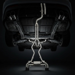 ระบบท่อไอเสียแบบวาล์วทรอนิกส์ขนาด 3.5 นิ้ว ถึง 3 นิ้ว พร้อมวาล์วควบคุมเสียง  ทำจากสแตนเลส สำหรับรถยนต์ BMW M340i G20 M440i G22 B58 - Product Image 1