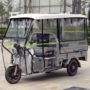 Tricycle cargo électrique avec auvent entièrement enveloppant, couverture <span class=keywords><strong>de</strong></span> cadre <span class=keywords><strong>de</strong></span> tricycle avec essuie-glaces, bâche <span class=keywords><strong>de</strong></span> moto cargo à 3 roues - Product Image 1