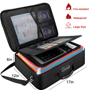 Yihuaxing Bán Buôn Chống Cháy Du Lịch Tổ Chức Hộ Chiếu Chủ Với Khóa Giấy Chứng Nhận & Tài Liệu Lưu Trữ Túi Nộp Hồ sơ Sản Phẩm - Product Image 2