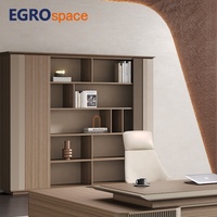 Solution de bureau EGROspace, armoire de rangement de documents en bois avec tiroirs verrouillables