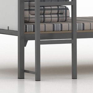 Cama litera metálica de estilo europeo de fábrica OEM con tobogán para niños, muebles infantiles, cama para niños - Product Image 3