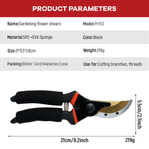 Chất lượng cao mạnh mẽ và thoải mái bỏ qua cây ăn quả chi nhánh tông đơ Ergonomic nông nghiệp công cụ làm vườn Chậu kéo cắt tỉa - Product Image 3