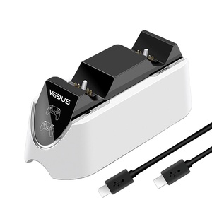 Gepaide nhà máy bán buôn ps5 điều khiển sạc đứng mới nhanh kép trạm dẫn chỉ số có dây Thông tin liên lạc trò chơi phụ kiện - Product Image 1