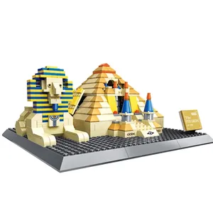 Wange 4210 DIY Set Brick Toys World's Famous Classic Construction Egyptian Sphinx Model Architecture Building Block City