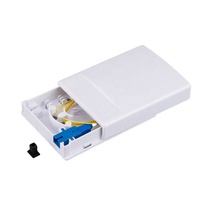 Boîtier de terminaison fibre optique FTTH 1 port, plaque frontale murale ABS, terminal optique de bureau pour réseau FTTH