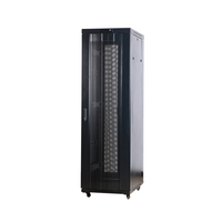 Panneau de contrôle LCD 19 pouces pour rack de serveur, porte verrouillable, acier laminé à froid de haute qualité, certifié CE, protection IP20, capacité statique 1000 kg