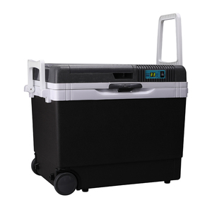 Glacière électrique portable pour camping, réfrigérateur de <span class=keywords><strong>voiture</strong></span> 33L Evercool EC-985 AC/DC <span class=keywords><strong>12V</strong></span> 240V 110V avec poignée et roulettes - Product Image 6