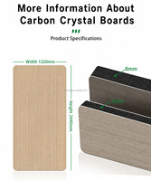 Panel de Pared WPC con Acabado de Madera Resistente a los Arañazos, Panel de Pared de Cristal de Carbono para Proyectos de Decoración de Hoteles, Apartamentos y Oficinas