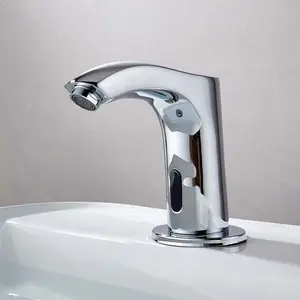 Grifo automatico con sensor Automatic Hands Touch Free Water Saving Inductive Electric Water Tap grifo inteligente con sensor