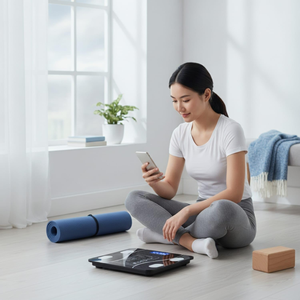 Pèse-personne numérique intelligent pour la maison, balance de santé connectée Bluetooth pour salle de bain - Product Image 6