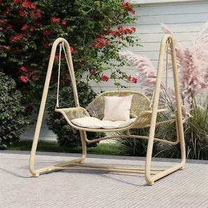 Double Outdoor Rocking <b>Swing</b> Villa Courtyard & <b>Garden</b> Use Internet Fa - Product Image 2