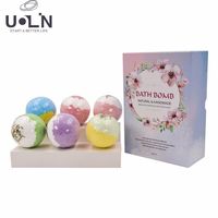 Bath Bombs Surprise pink Bomb Hydraulic Press Rose Petal Fizzy Spa Salt Private Label Lavender Sample