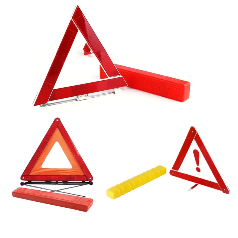 Traffic Safety Reflector Car Emergency Tools Warning Triangle Hot Sale Light Triangle Sign Car Tripod Reflective Emergency