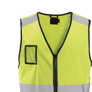 Chaleco reflectante de seguridad de alta visibilidad con diseño personalizado OEM, chaleco de seguridad de malla reflectante de alta visibilidad a precio de mayoreo. - Product Image 5