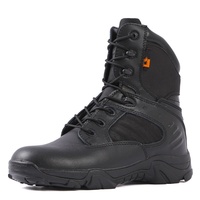 WANZHUO Vente en gros Bottes tactiques de randonnée imperméables montantes d'extérieur pour hommes Delta Desert Training Boots