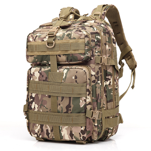 Nouveau 45L Hommes Randonnée En Plein Air Sac À Dos Grande Capacité Tout-Terrain Camouflage Sport Tactique Daypack Fermeture À Glissière Doublure En Polyester - Product Image 2