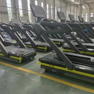 Super Luxury Top One In China Aluminum Belt Air Motorized Curve Electric Treadmill With Monitor