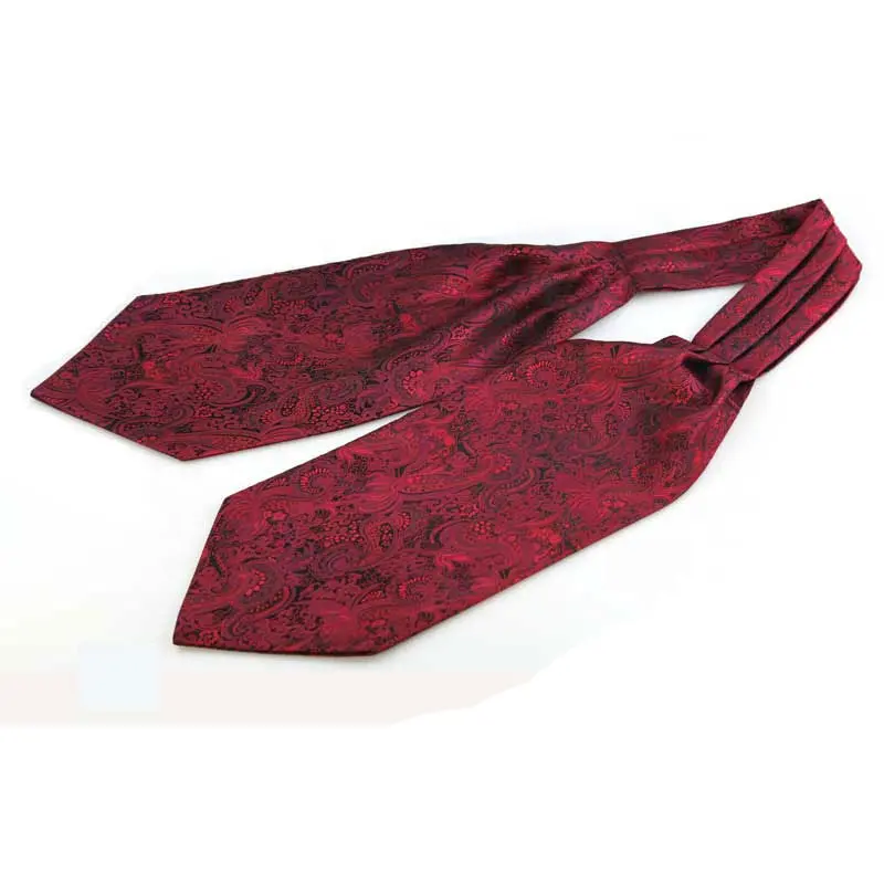 Fabricant Fait Main Monsieur Jacquard Réversible Bordeaux De Style Occidental Pour Hommes Cravate Cravate