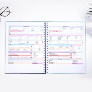 العديد من كتب التمريض ، مذكرة تقرير مخصصة ، مذكرات الممرضات ، دفتر يوميات الطبيب ، دفتر ملاحظات ، مخططي دفتر اليوميات - Product Image 4