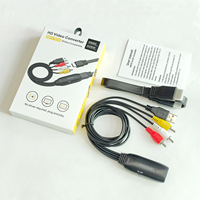 Convertisseur HDTV vers AV 1080P, adaptateur HDTV vers RCA (mâle) avec fonction Plug-and-Play pour les anciens téléviseurs
