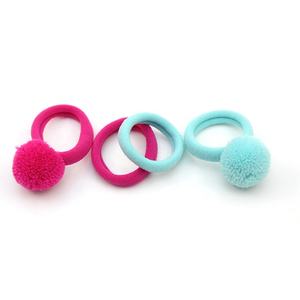 Pompon élastique pour enfants, attache pour cheveux, en peluche, mignon, de haute qualité, vente en gros, 10 pièces - Product Image 4