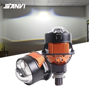 Sanvi S5-3 2.5 Inch Auto LED <b>Projector</b> Lens <b>Light</b> New Arrival 51W 5000K High & Low Beam Bi LED Headlights - Product Image 1