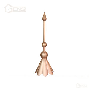 Pointes de cuivre / Embouts de toit en cuivre / Dôme de toit pour l'architecture - Product Image 4