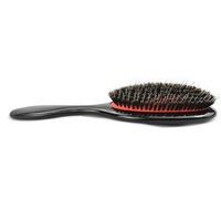 Brosse à poils de sanglier avec couette en Nylon, poils de sanglier, Extensions de cheveux, brosse en poils de sanglier