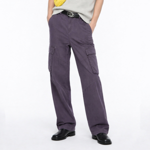 Produttori di <span class=keywords><strong>Pantaloni</strong></span> in Cotone e Lino per <span class=keywords><strong>Uomo</strong></span>, <span class=keywords><strong>Pantaloni</strong></span> <span class=keywords><strong>Cargo</strong></span> <span class=keywords><strong>Larghi</strong></span> Personalizzati, <span class=keywords><strong>Pantaloni</strong></span> Casual con Zip di Alta Qualità - Product Image 2