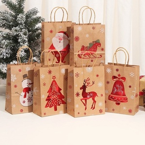 Bolsas de papel con logo impreso personalizado, bolsas de mano, bolsas navideñas, bolsas de regalo y bolsas de embalaje con asas de cuerda larga - Product Image 4