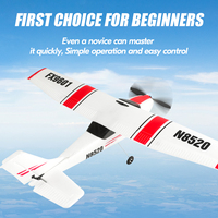 Avion modèle Cessna 172 en mousse EPP des États-Unis, 4 canaux, moteur brushless, avion RC à aile fixe, 2,4 GHz, jouet télécommandé d'extérieur, cadeau pour les passionnés de vol.