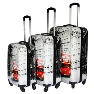 Manufacturer Directly Waterproof Large Capacity Lightweight 20" 24" 28" Travel Trolley Luggage Set Suitcase Set Abs Luggage