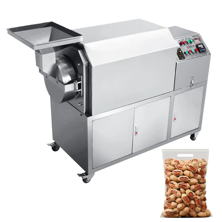 Commercial drum rotary peanut roasting machine /walnut Roaster /Nut Roasting Machinery