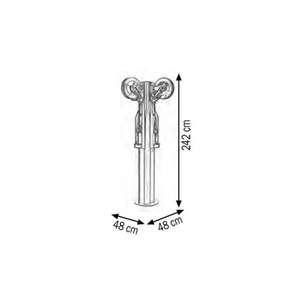 MECLUBE - 023-1974-000 Support de service pour la distribution d'huile 2 positions-EAN OIL DISTRIBUTION INSTALLATIONS FIXES ET STRUCTURE - Product Image 2