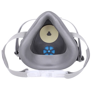 Respirador de Media Cara Reutilizable de Material Suave con Filtro para Polvo y Gases - Product Image 6