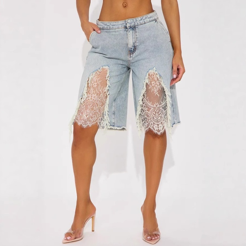 2025 Summer Women Jeans New Ripped
