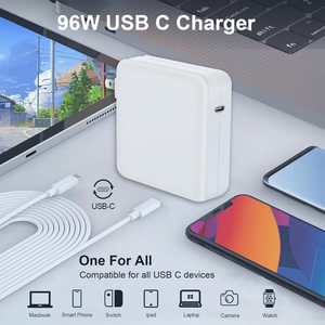 Nuevo Cargador USB C de 96W para Laptop <span class=keywords><strong>MacBook</strong></span> <span class=keywords><strong>Pro</strong></span> 16 15 14 13 Pulgadas 2025 2024 <span class=keywords><strong>2023</strong></span> 2022 2021 M4 M3 M2 M1, Adaptador de Corriente USB C para Laptop - Product Image 4
