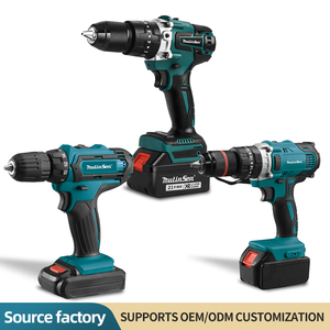 Perceuse <span class=keywords><strong>sans</strong></span> <span class=keywords><strong>fil</strong></span> MulinSen 21V <span class=keywords><strong>sans</strong></span> balais, tournevis électrique à couple élevé 65 Nm, outil électrique 25 vitesses avec mandrin 10 mm et lumière LED - Product Image 6