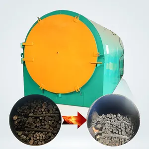 almond sunflower seeds pine nuts mall cabonization furnace capacity carbonizing kiln for charcoal burner charcoal equipments