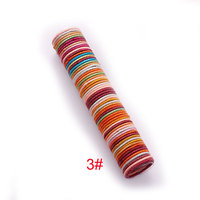 Lot de bandeaux élastiques pour cheveux pour enfants et filles, accessoires pour cheveux de 3CM, en Polyester et Opp, Vanlike CN, ZHE Fas01, 50 pièces/lot, nouvelle collection