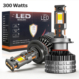 300W High Power Led Headlight H11 9005 9006 6500K Car Led Light With 4 Copper Tubes Super Bright H7 <strong>H4</strong> - Product Image 1