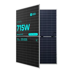 중국 도매 가격 단결정 패널 태양 광 690W 700W 710W 태양 전지 패널 주거용 주택