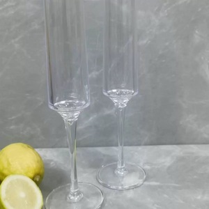 <strong>Wholesale</strong> Acrylic Goblet Wine Glass Plastic <strong>Champagne</strong> for <strong>Flute</strong> Hptel Wedding Restaurant <strong>Champagne</strong> Glasses - Product Image 4