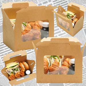 Cajas para Pasteles al por Mayor de Fábrica, 350 Gsm 400 Gsm, Diferentes Tamaños, con Tapa Separada y Caja para Pastel con Ventana de PVC - Product Image 5