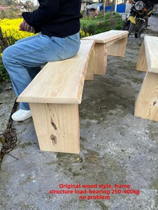 <span class=keywords><strong>Banc</strong></span> <span class=keywords><strong>de</strong></span> <span class=keywords><strong>jardin</strong></span> extérieur personnalisable pour mariage, tabouret à chaussures <span class=keywords><strong>en</strong></span> bois <span class=keywords><strong>de</strong></span> pin, design simple et moderne, style antique - Product Image 1